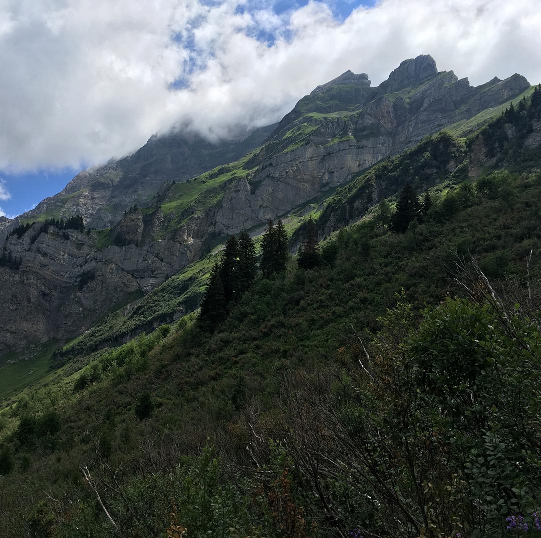 Temperamental mountains, as I like them.