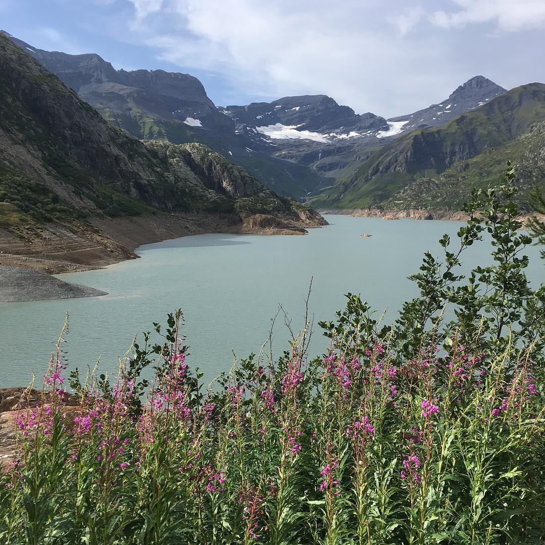 A dam lake.