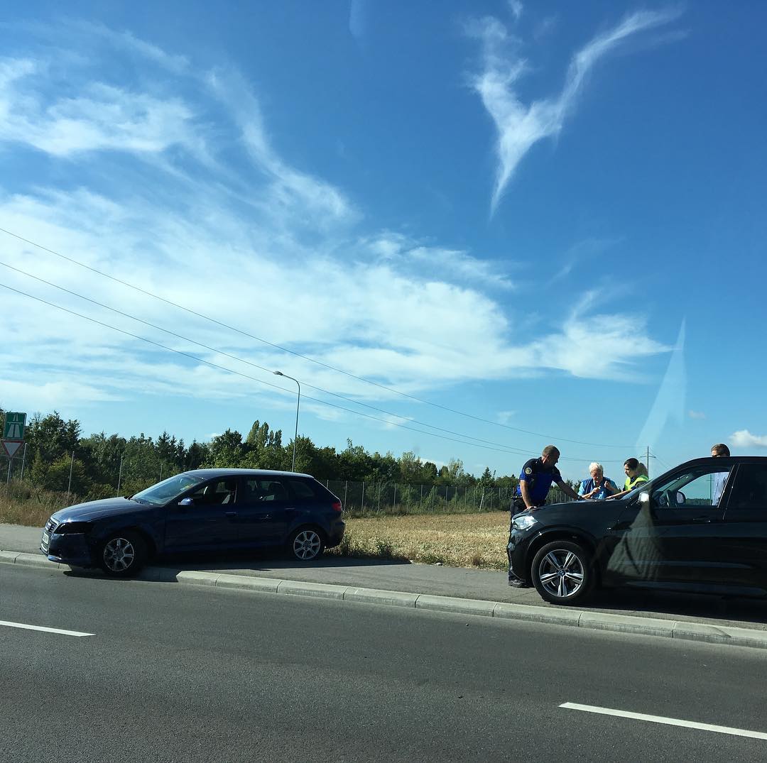 For once I wasn't driving so I could take pictures of road side distractions.