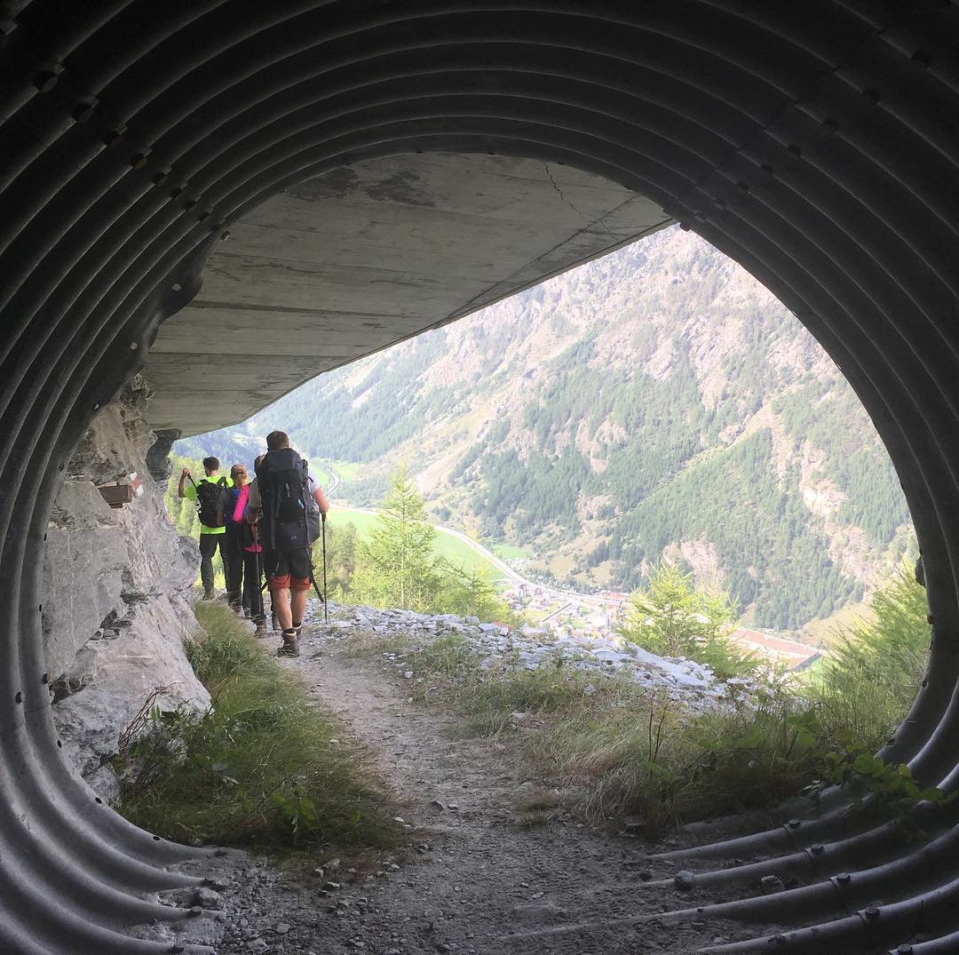 Not quite the same as emerging from a London tunnel.