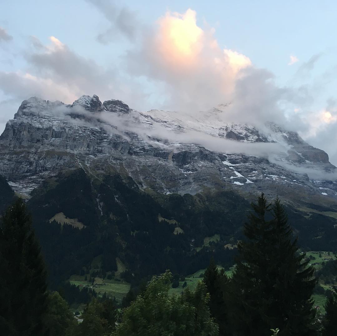 Steep mountains