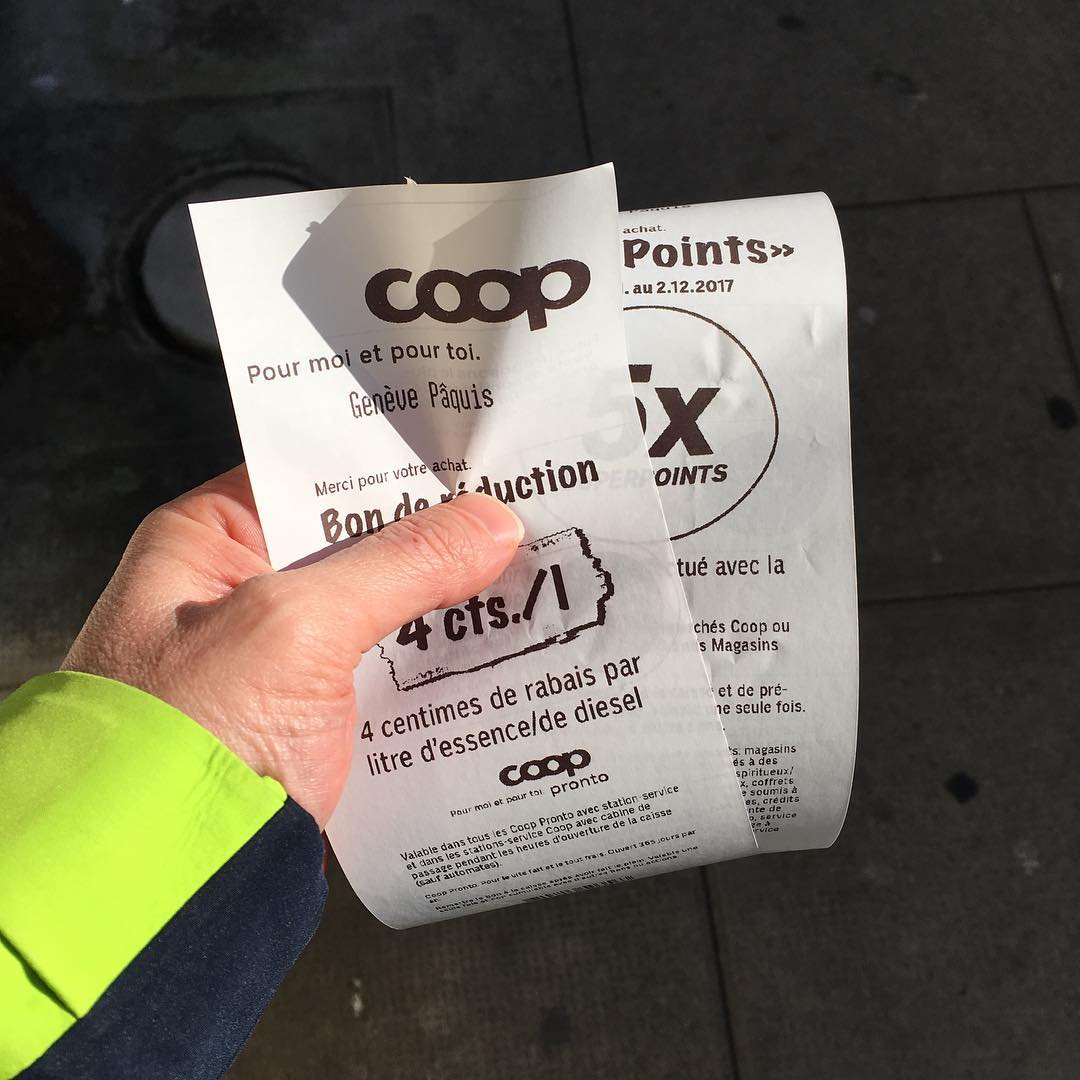 Paperless, according to coop.