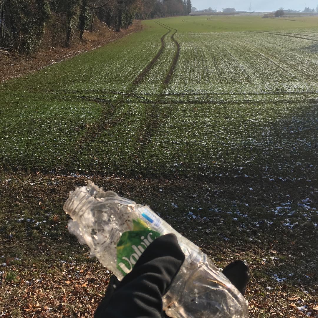 If I can pick this up while running you can recycle your own waste. #leavenotrace