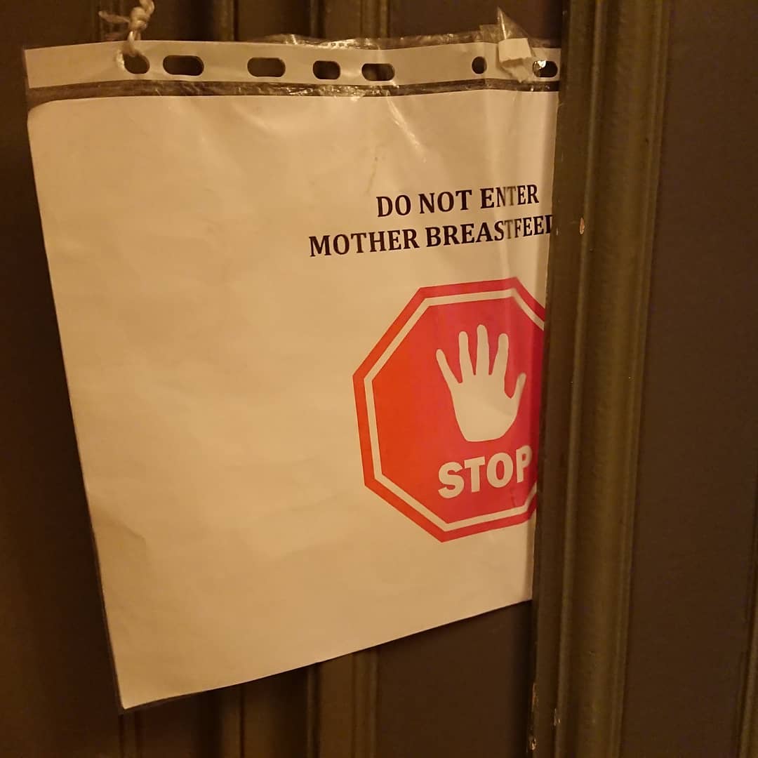 When did you last see a sign like this?