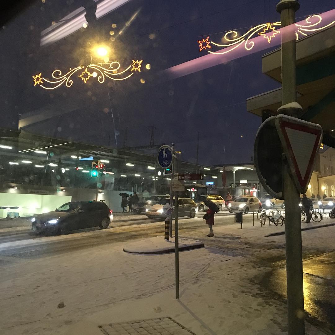 That ski season feel to the commute