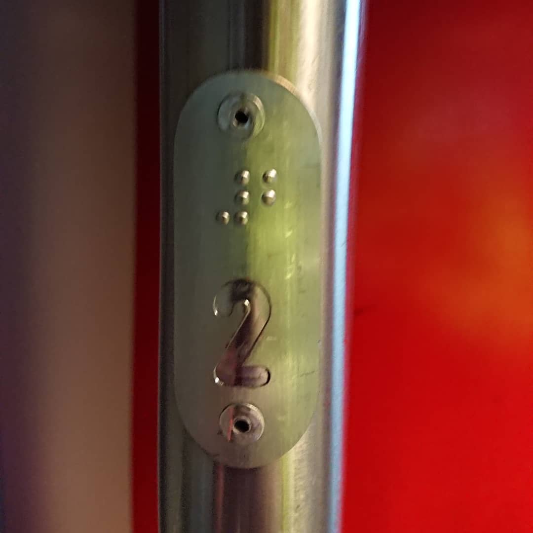 Now you know what 2 is in braille.