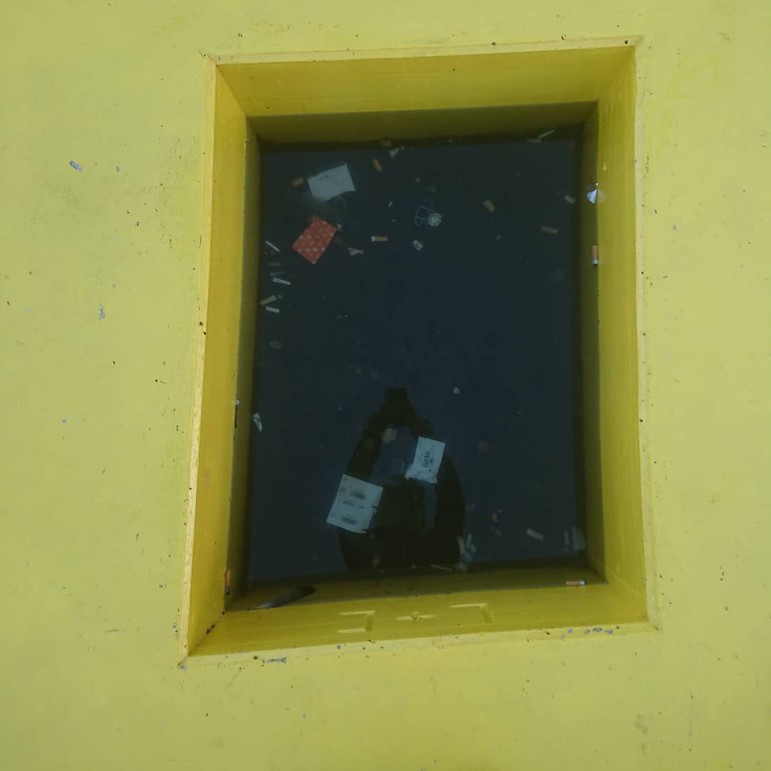 Still full of water