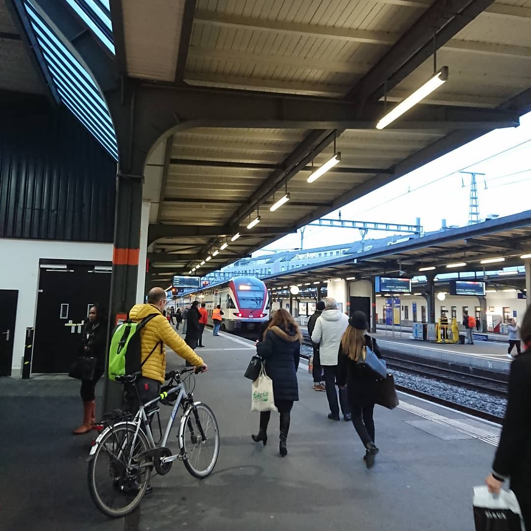 They broke the train.