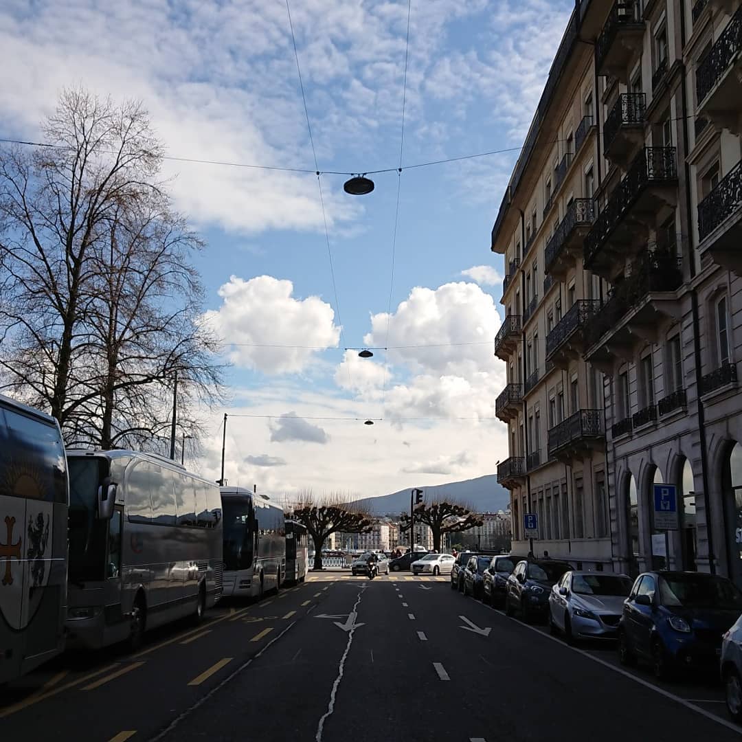 The lively city of Geneva.