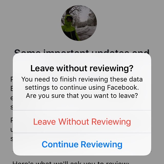 No point. Facebook doesnât see the rules as important anyway.