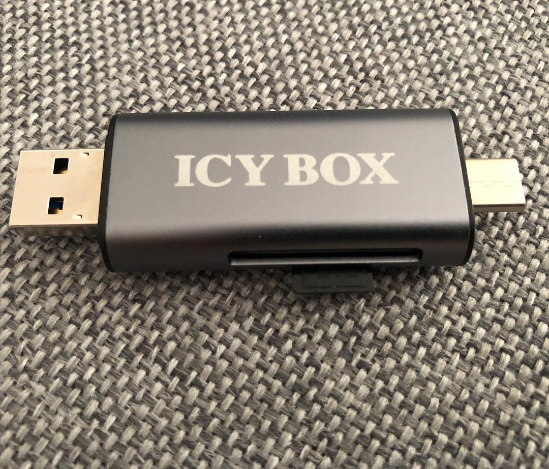 Excellent idea. USB c, standard USB, SD and microsd reader.