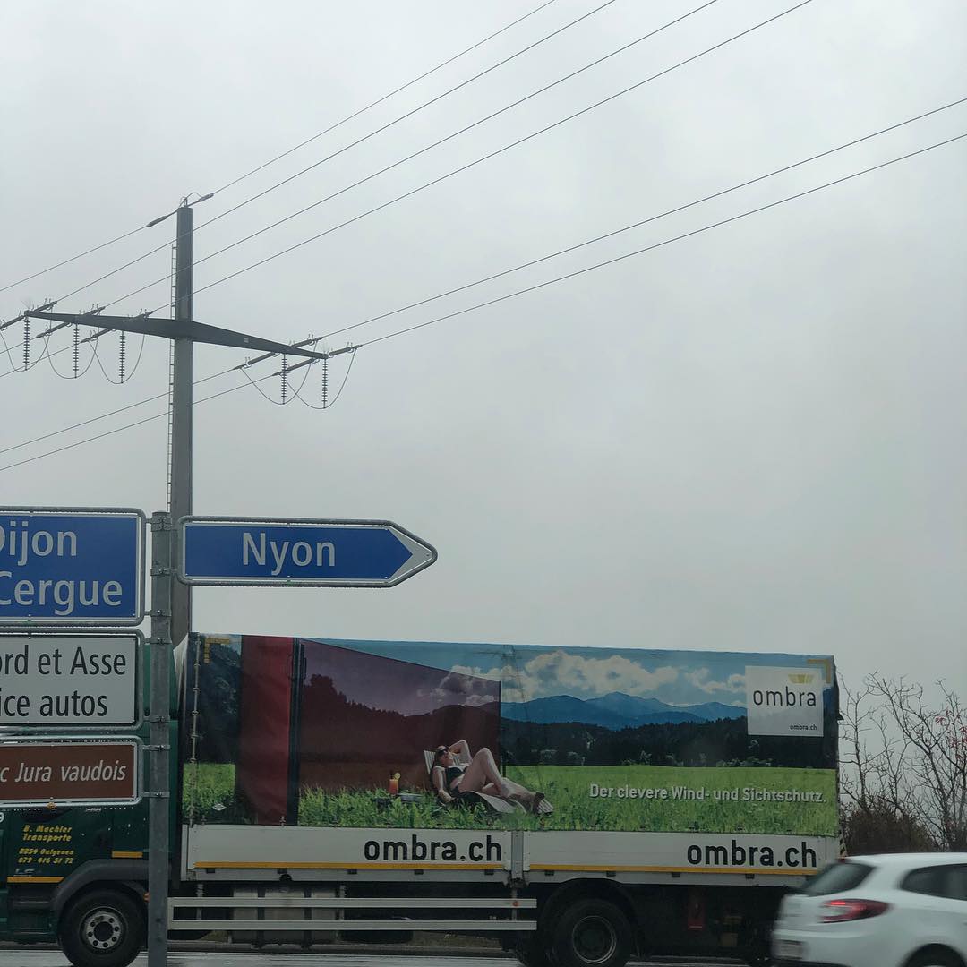 I like the juxtaposition.
