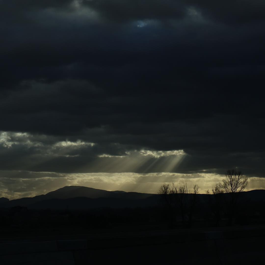 Early morning a week ago.