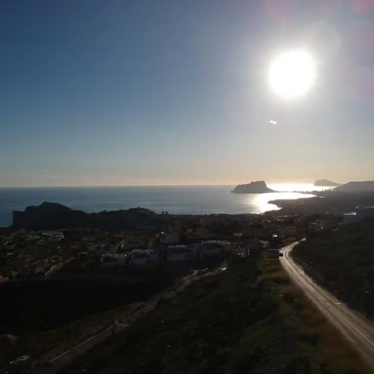 Playing with the drone.
