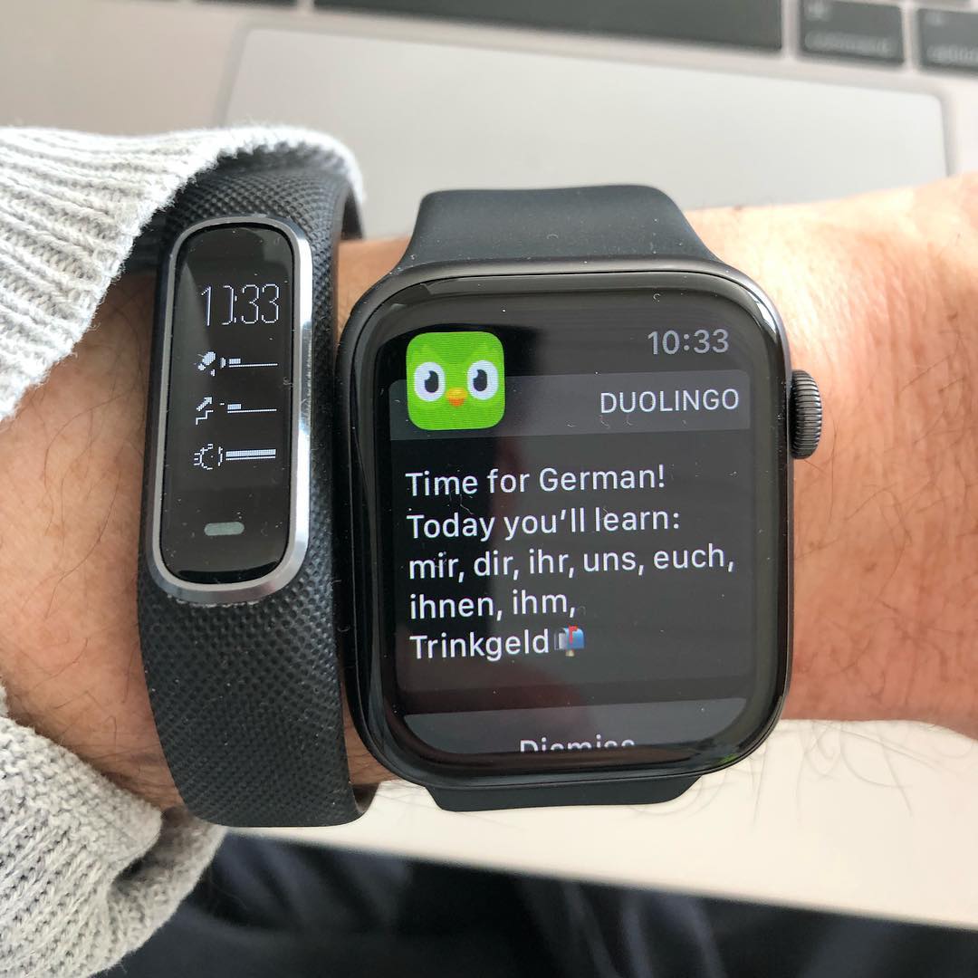 Why do you wear two watches? Because one of them tells me when to study. ;-)