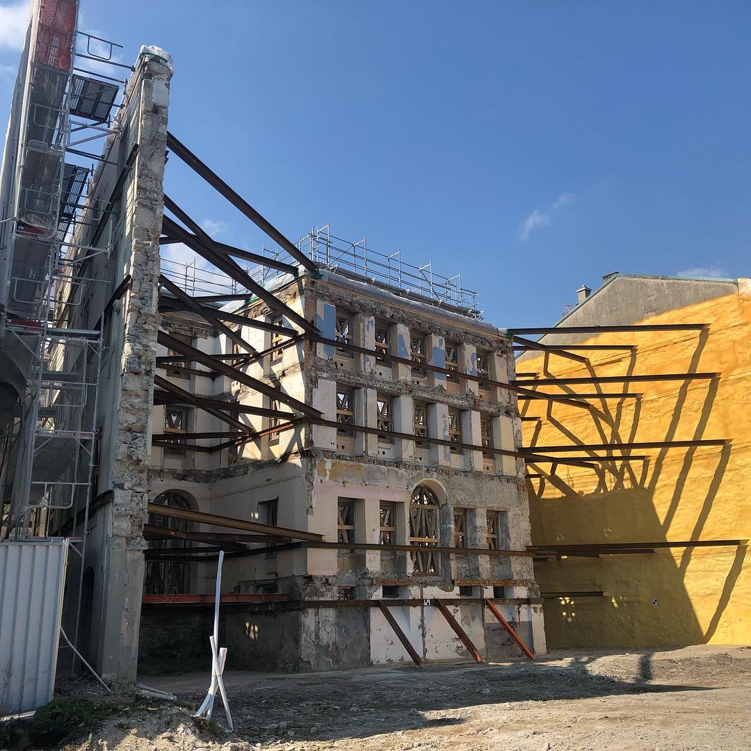 Like a film set building now.