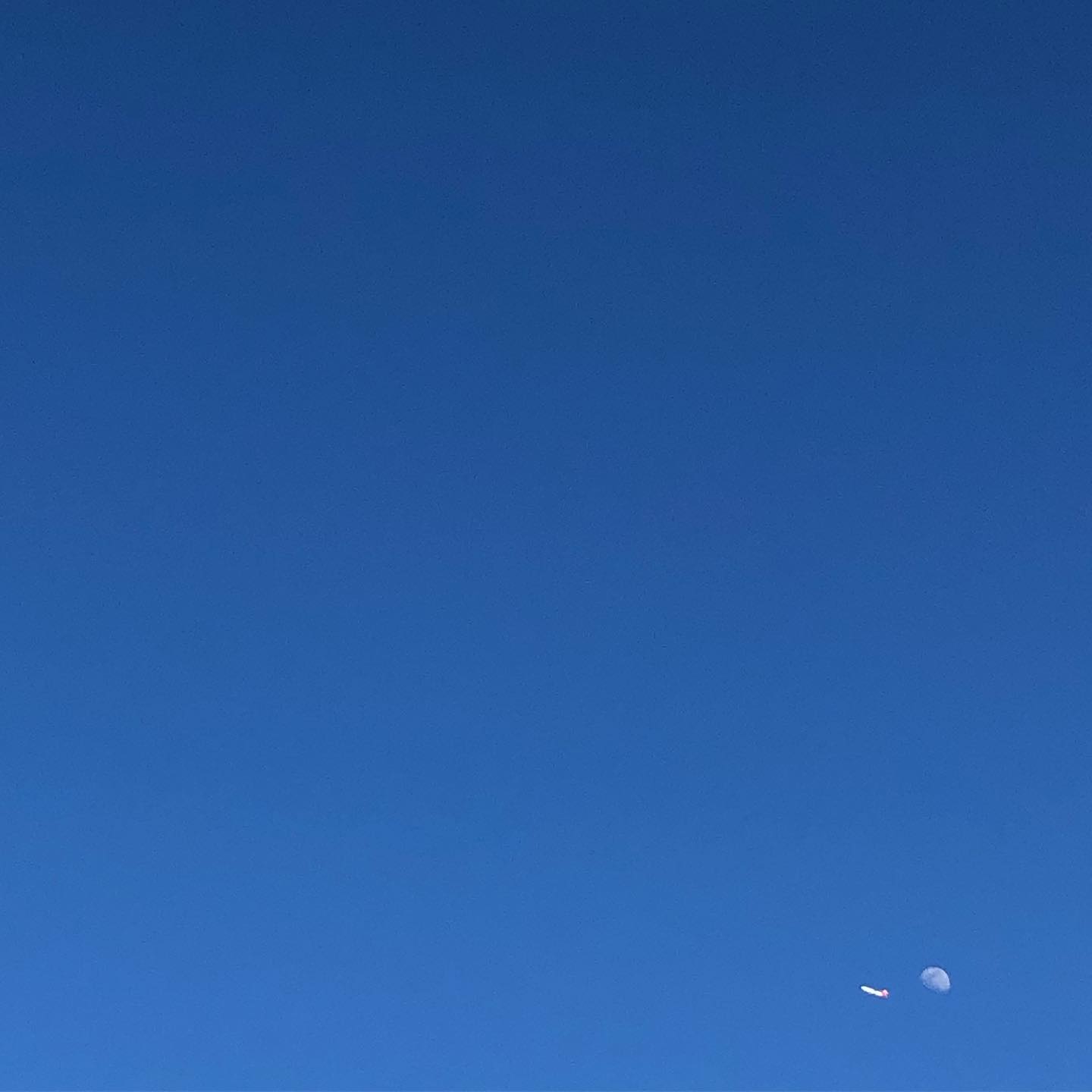 Plane from the moon.