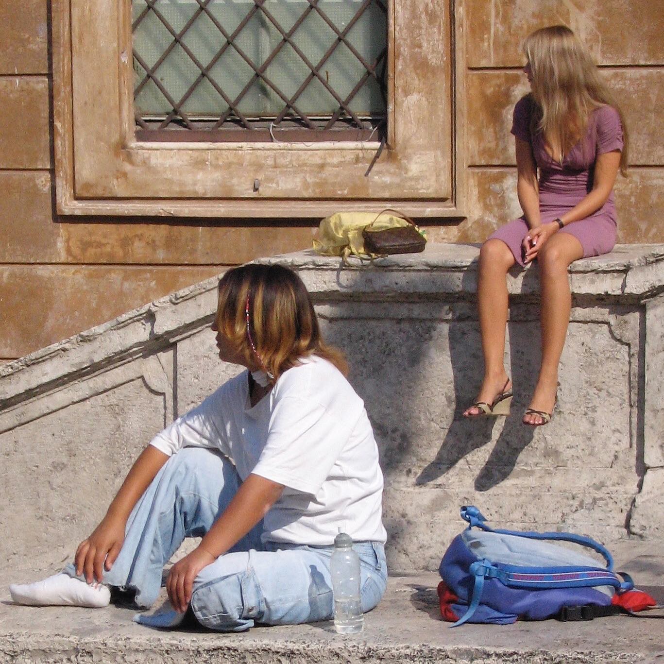I spent hours on these steps taking pictutes. This is pre-instagram.