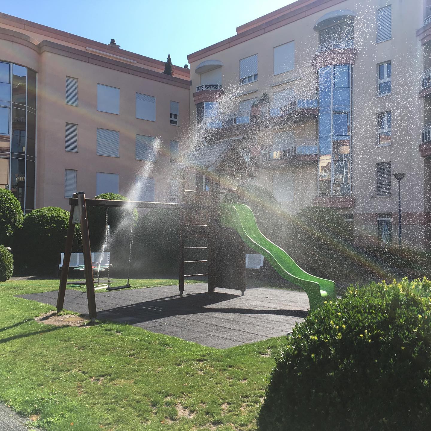 Donât forget to water the swings.