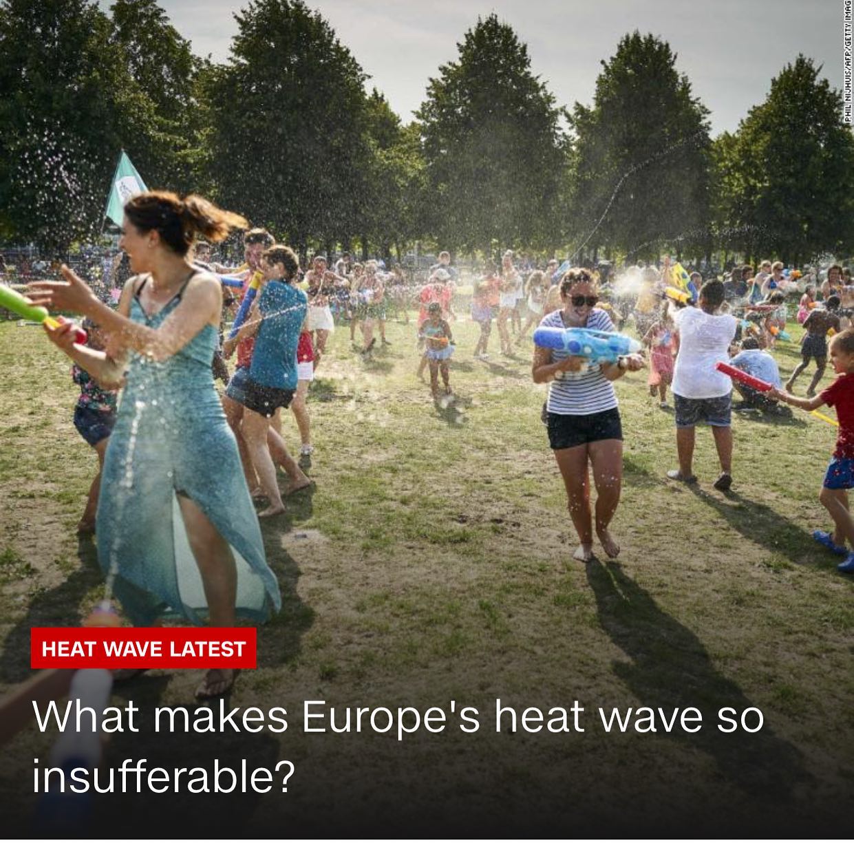 Air conditioning and obesity. :-) I personally love the heat :-)