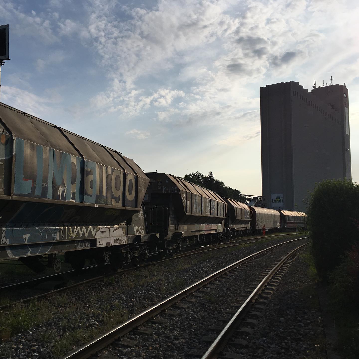 Today in agriculture, shunting wheat wagons