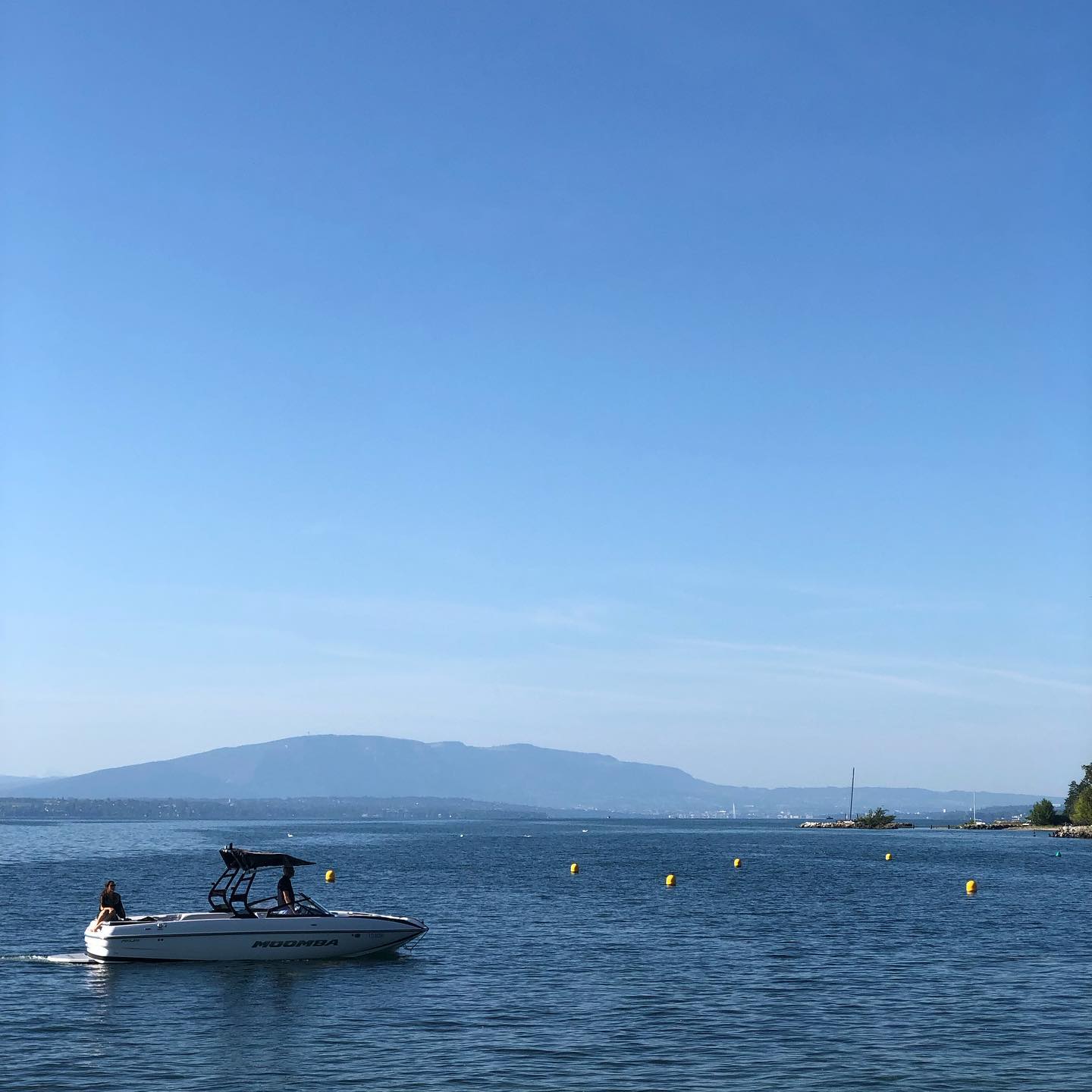 Looking from Nyon to Geneva