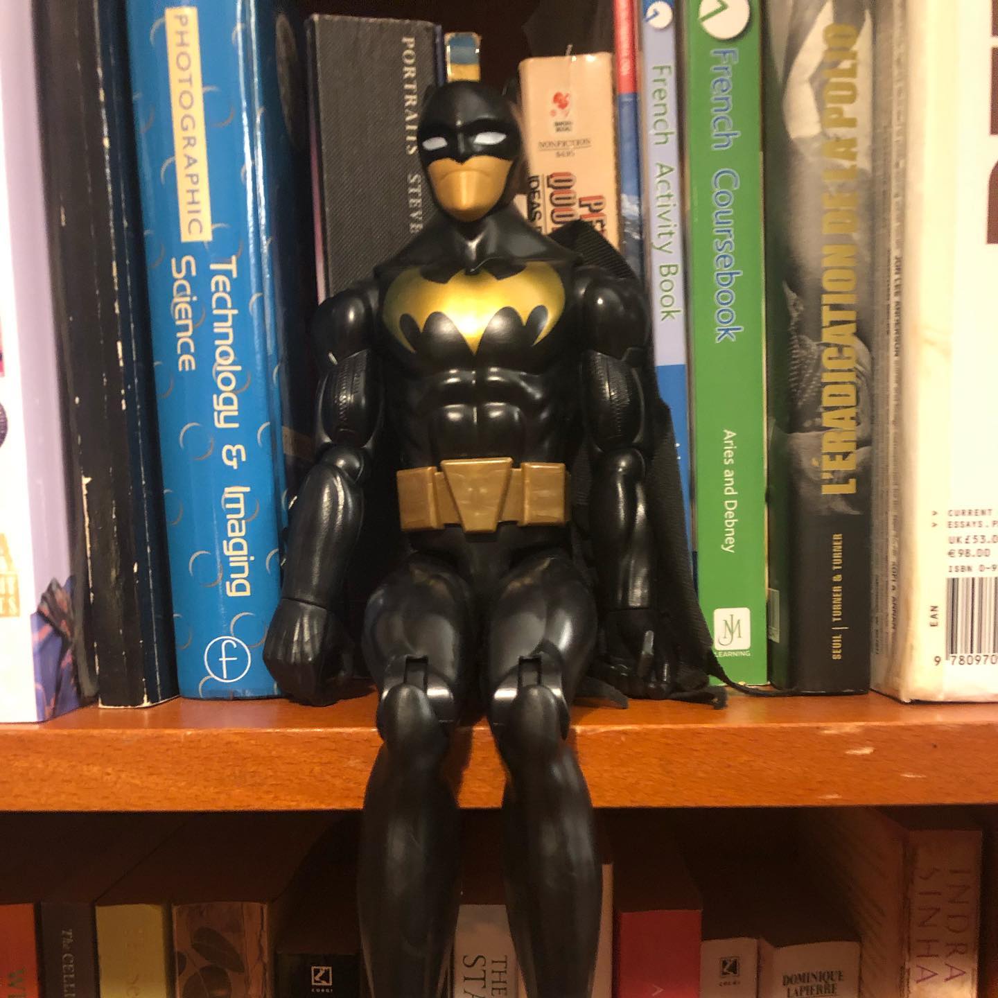 Batman was an avid reader