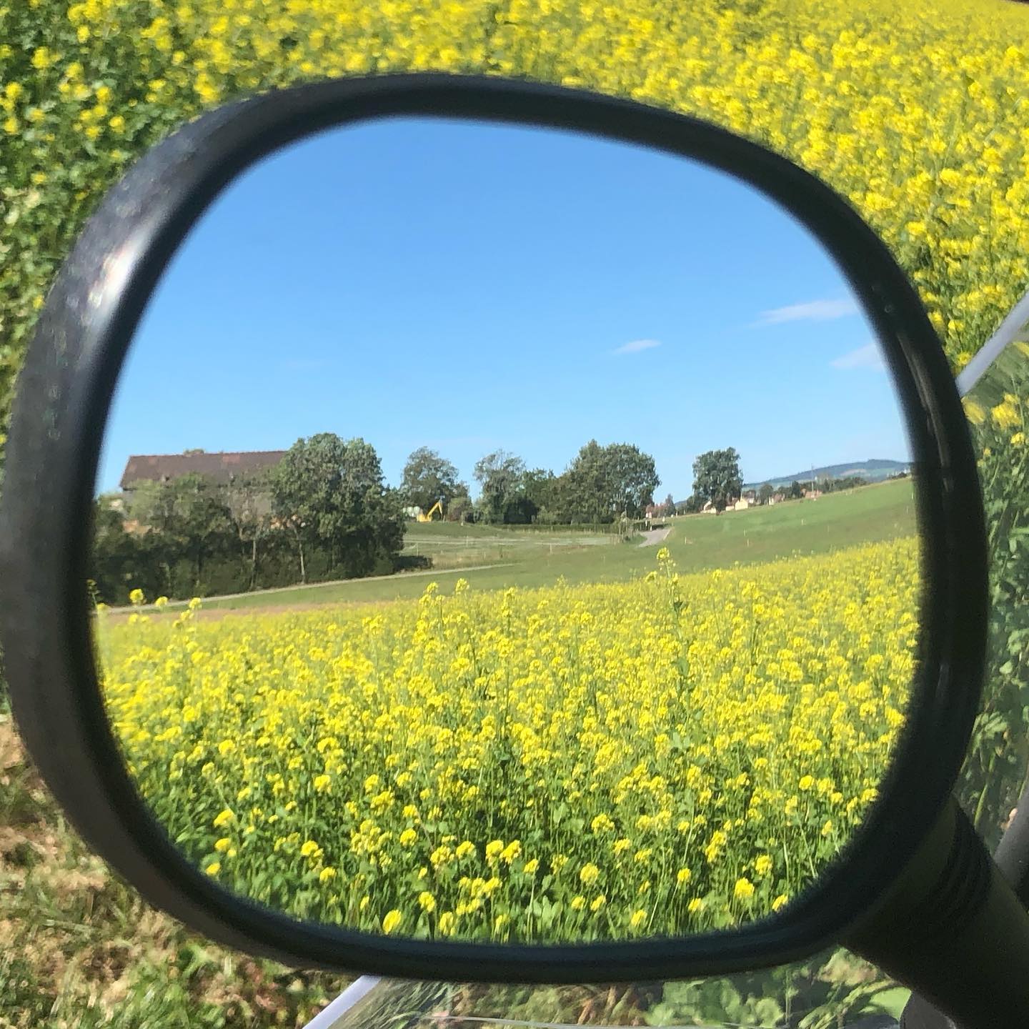 Rear... ... view mirror.  Not a window.