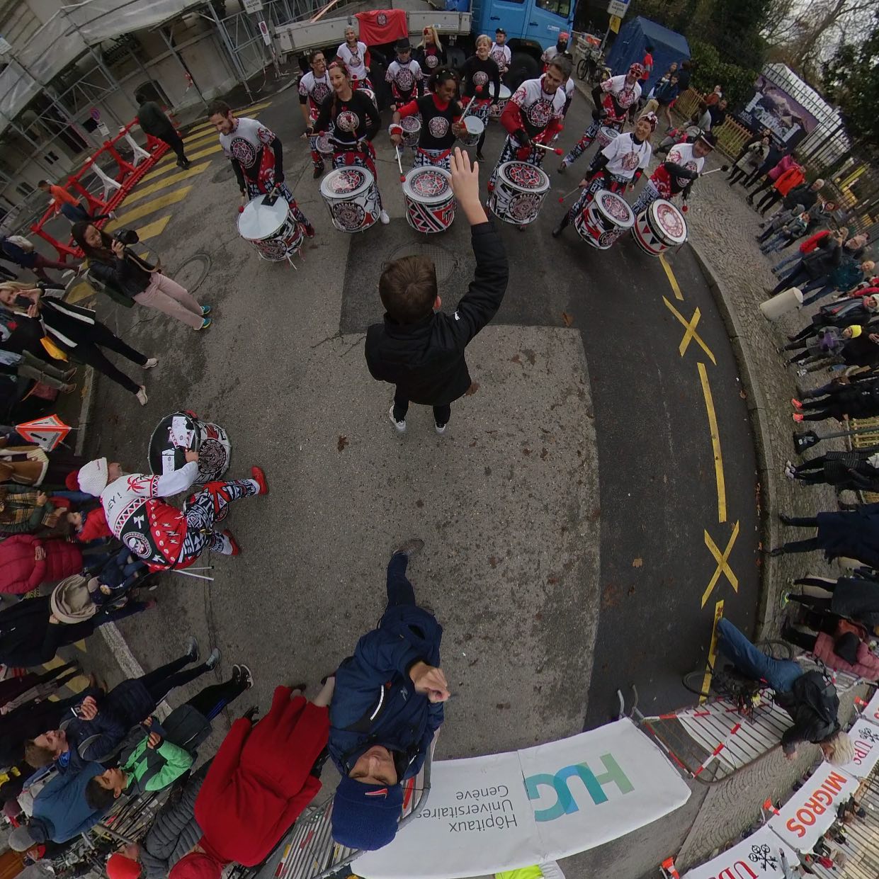 Getting 360 video footage.