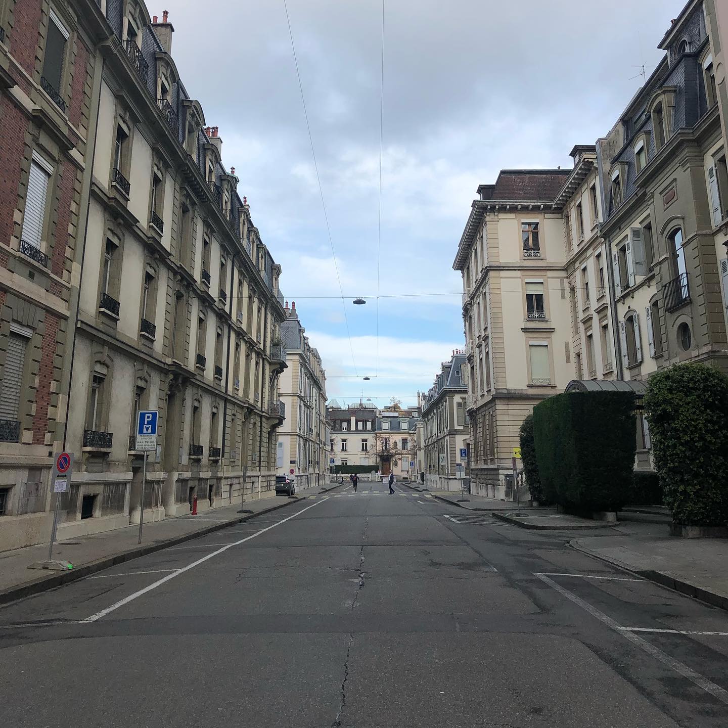Your dream is a reality. Geneva without cars. ;-)