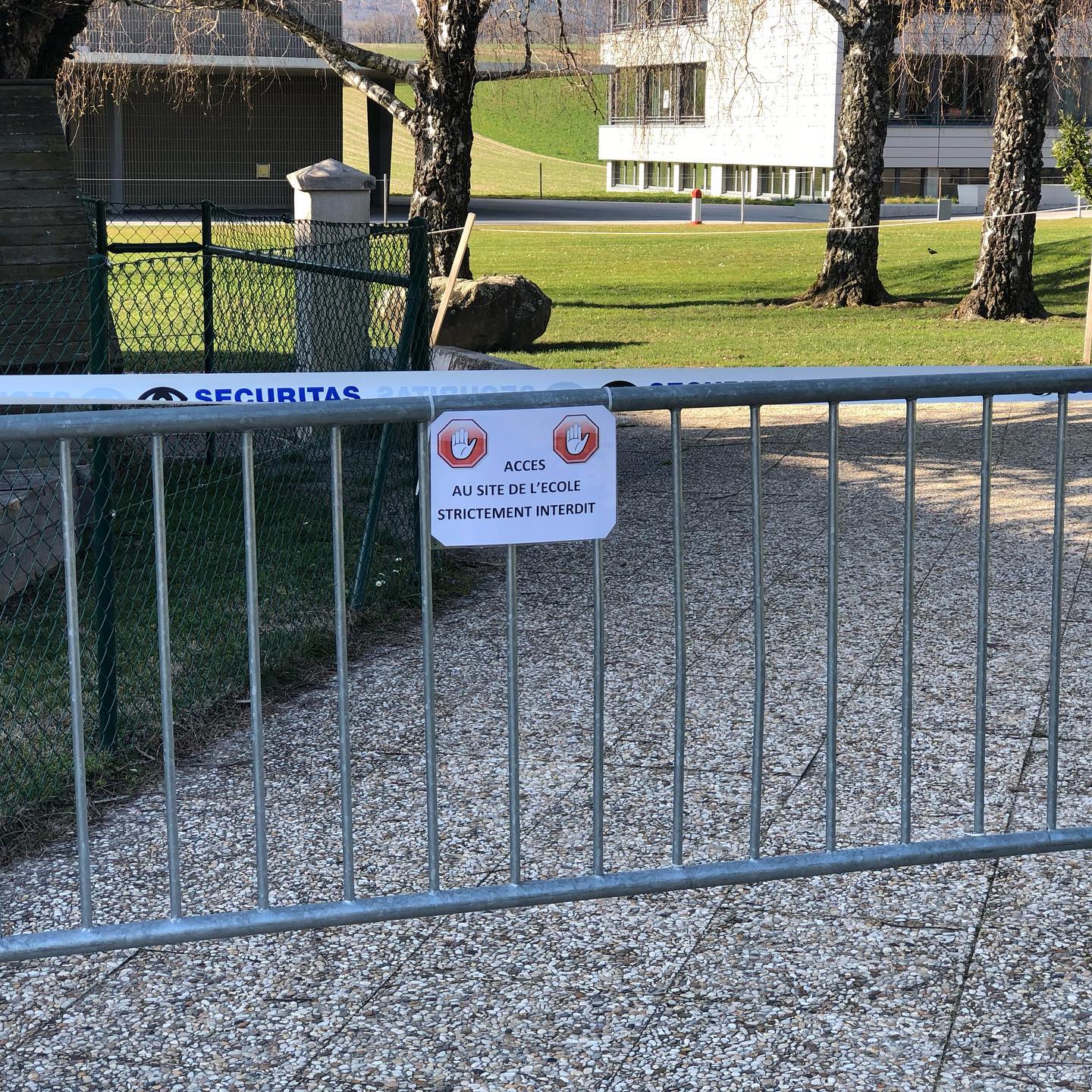 Stay out. Children need to be told not to go to school ;-)