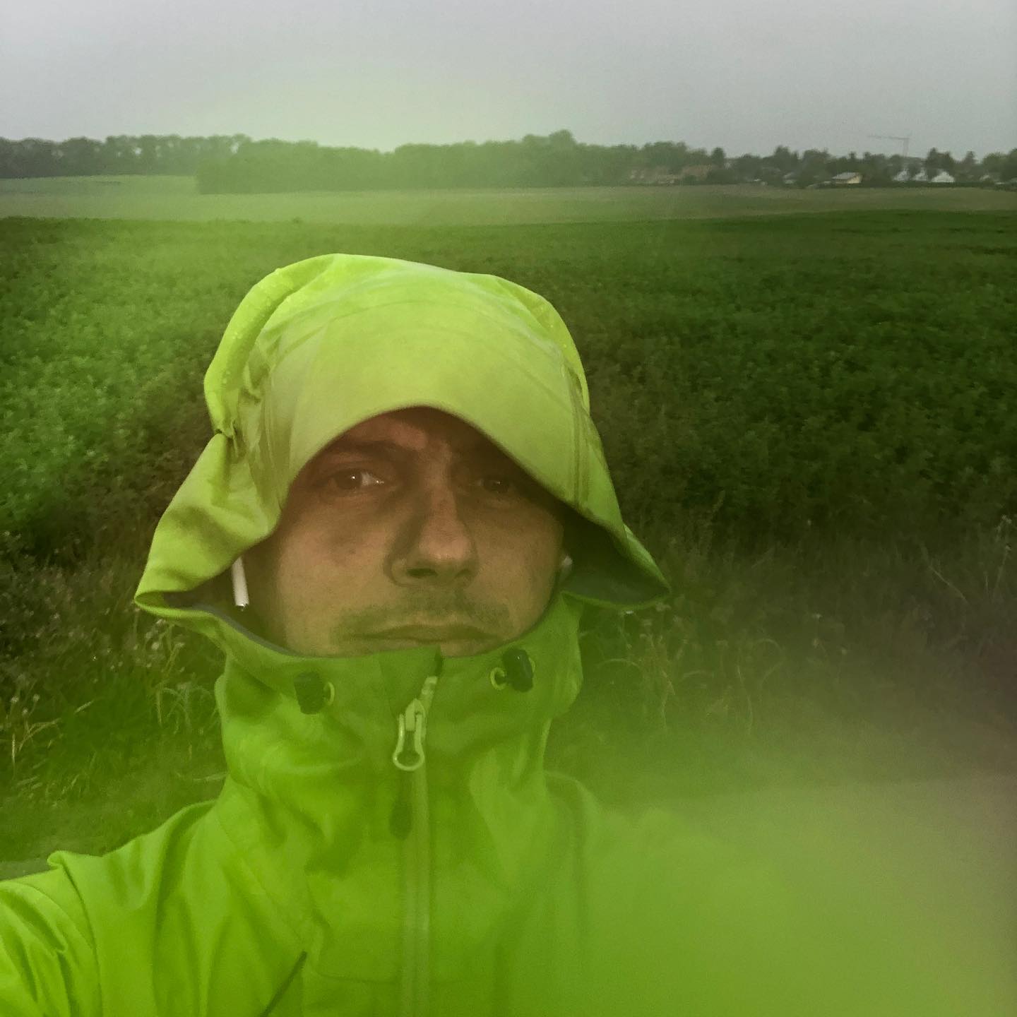 Two hour hike in the rain.