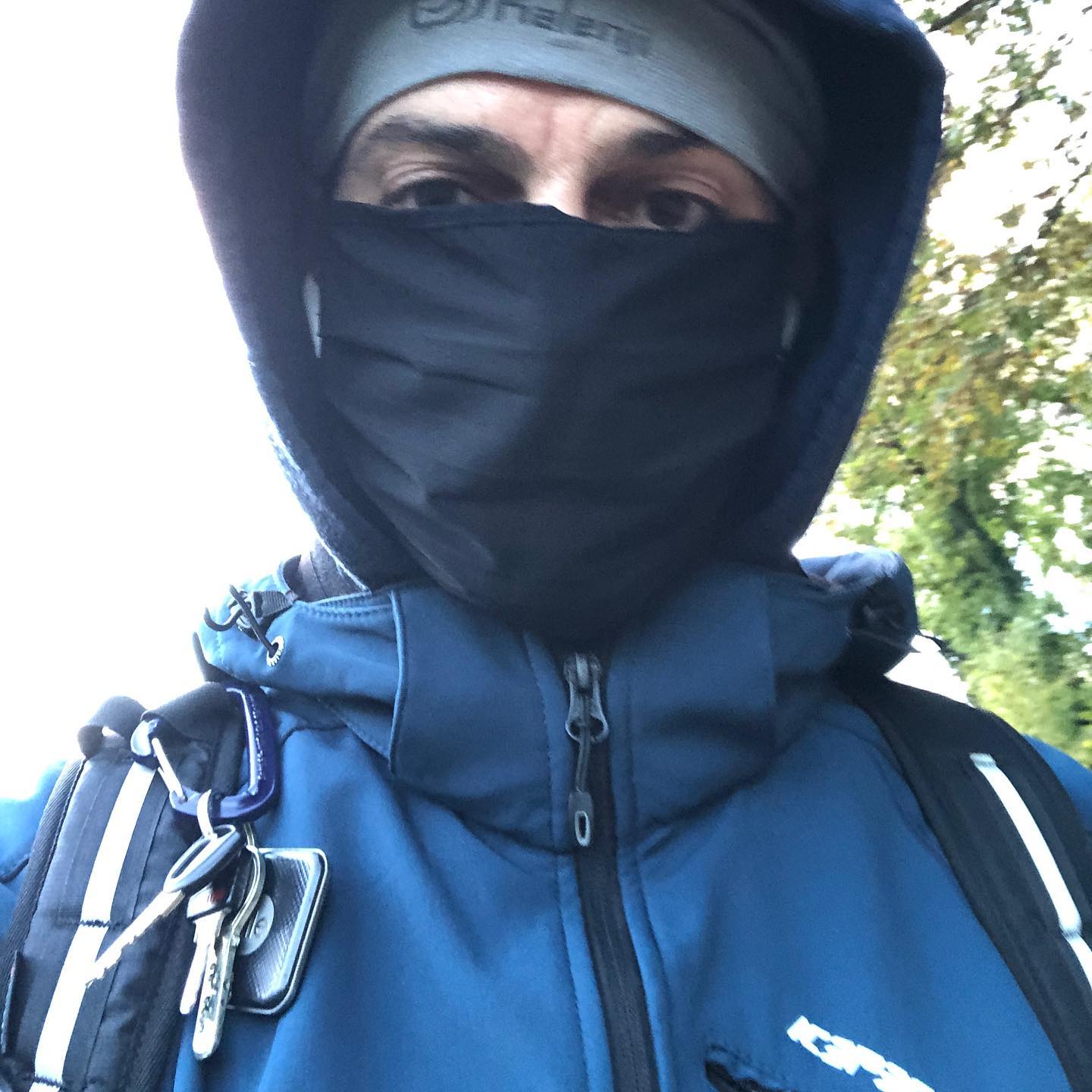 As people are not intelligent enough to walk single file on narrow roads.