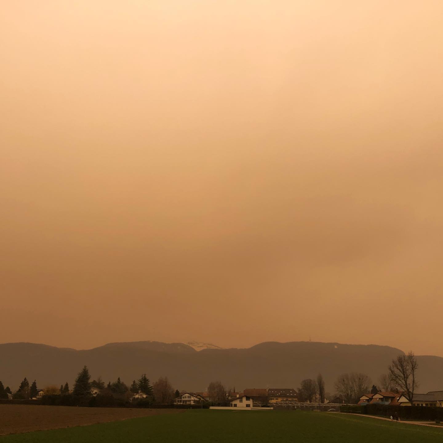 Looking towards la Dole yesterday.