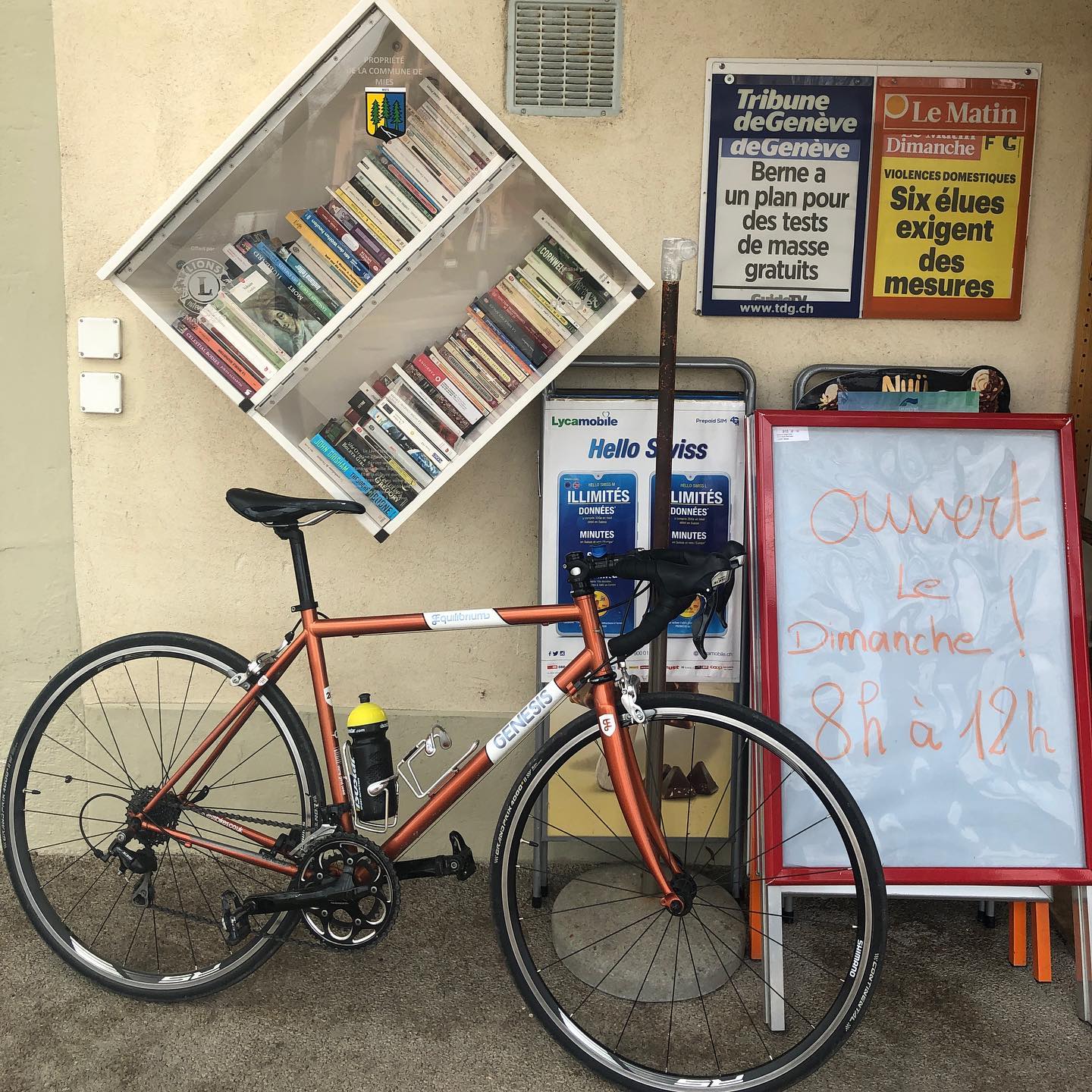 Bike in book lenders. :-)