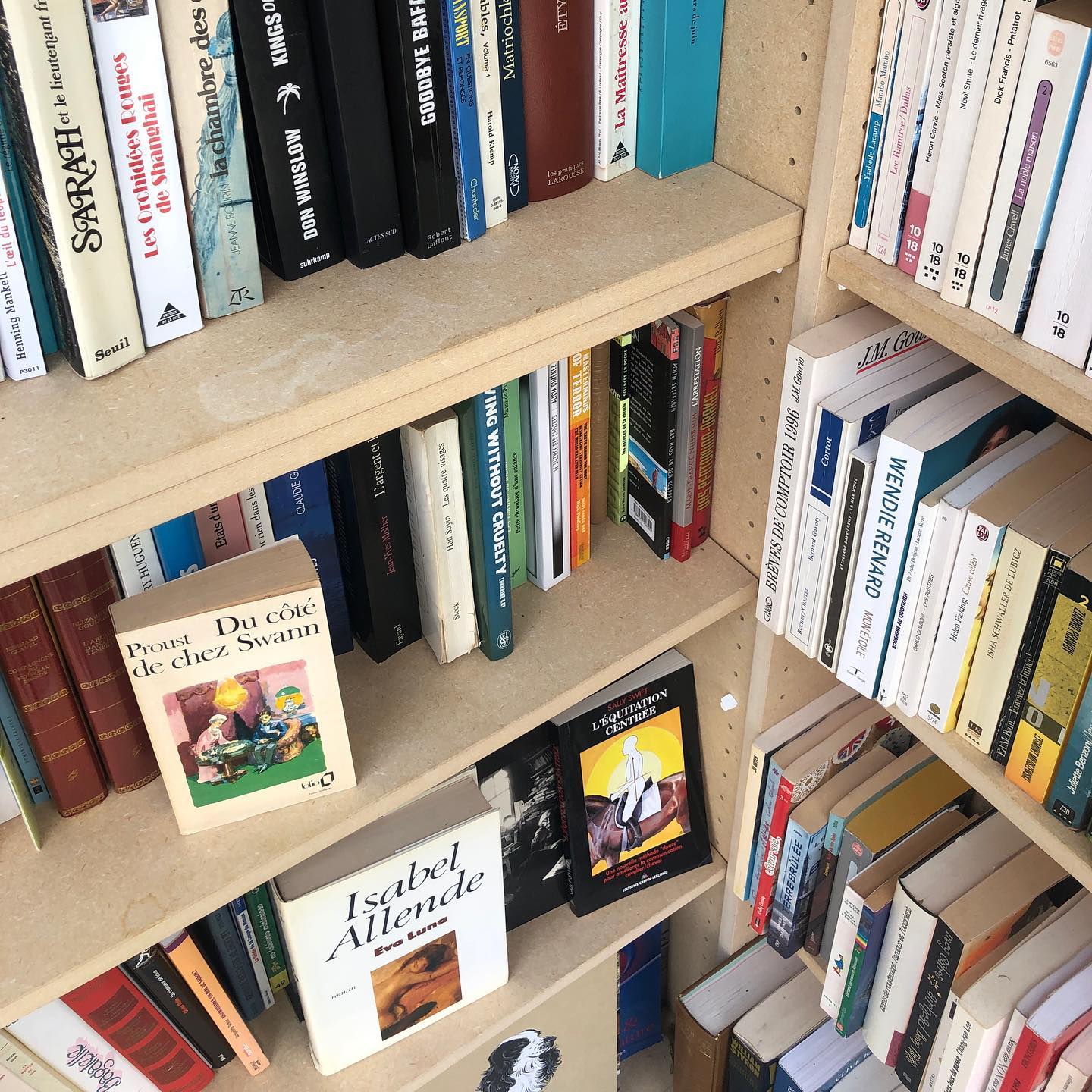 Do you drop into book phone boxes during your walks?