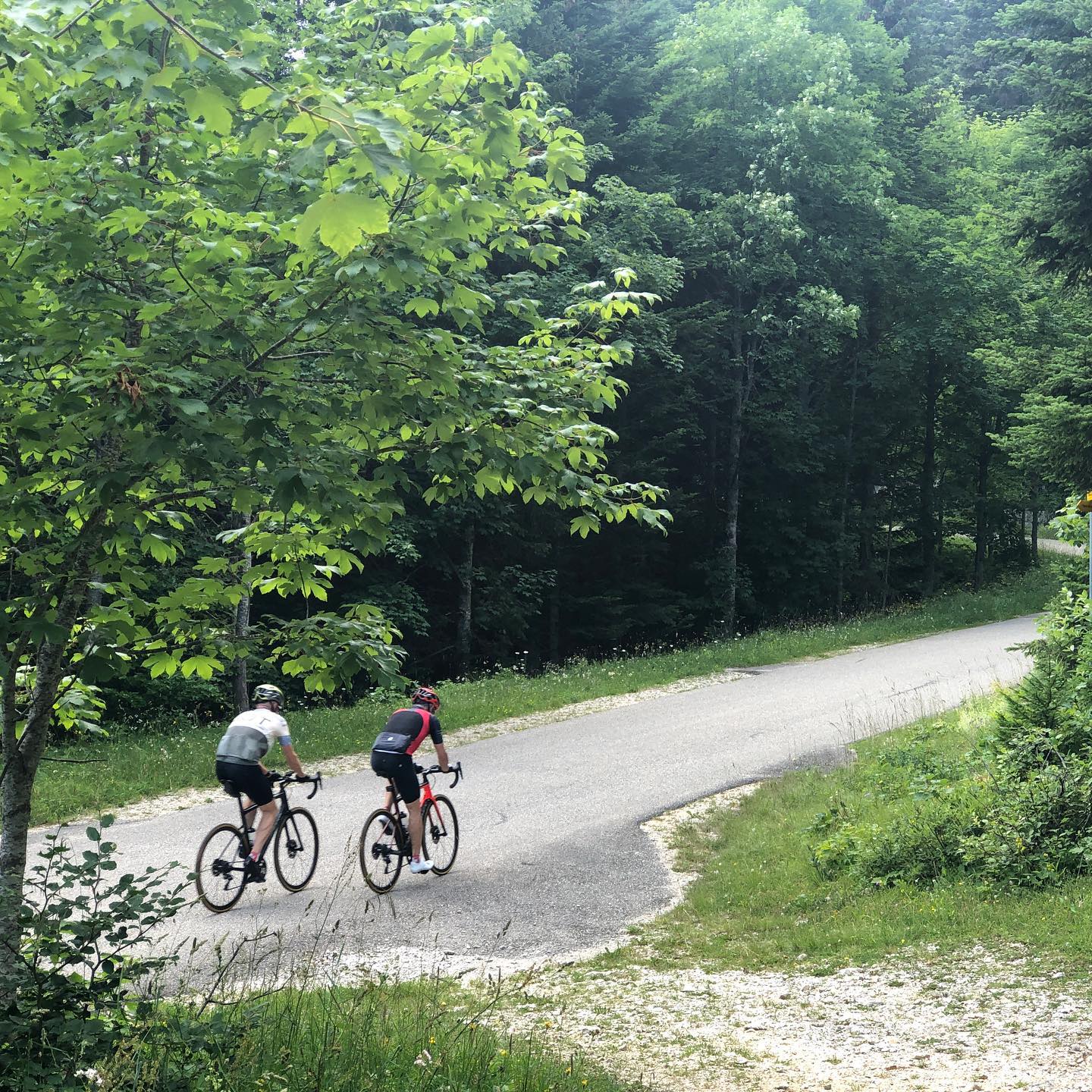 Riding Up to La Barillette