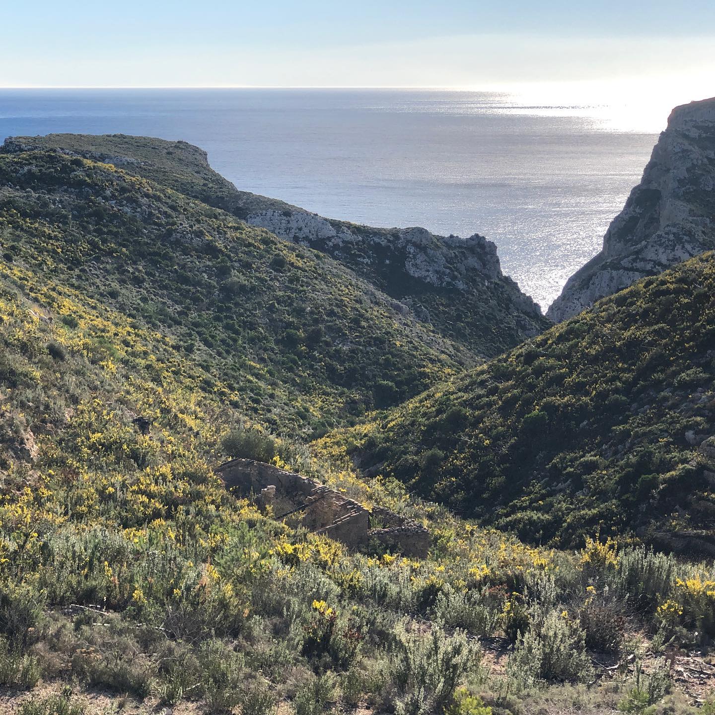 Looking Down to the Mediterranean