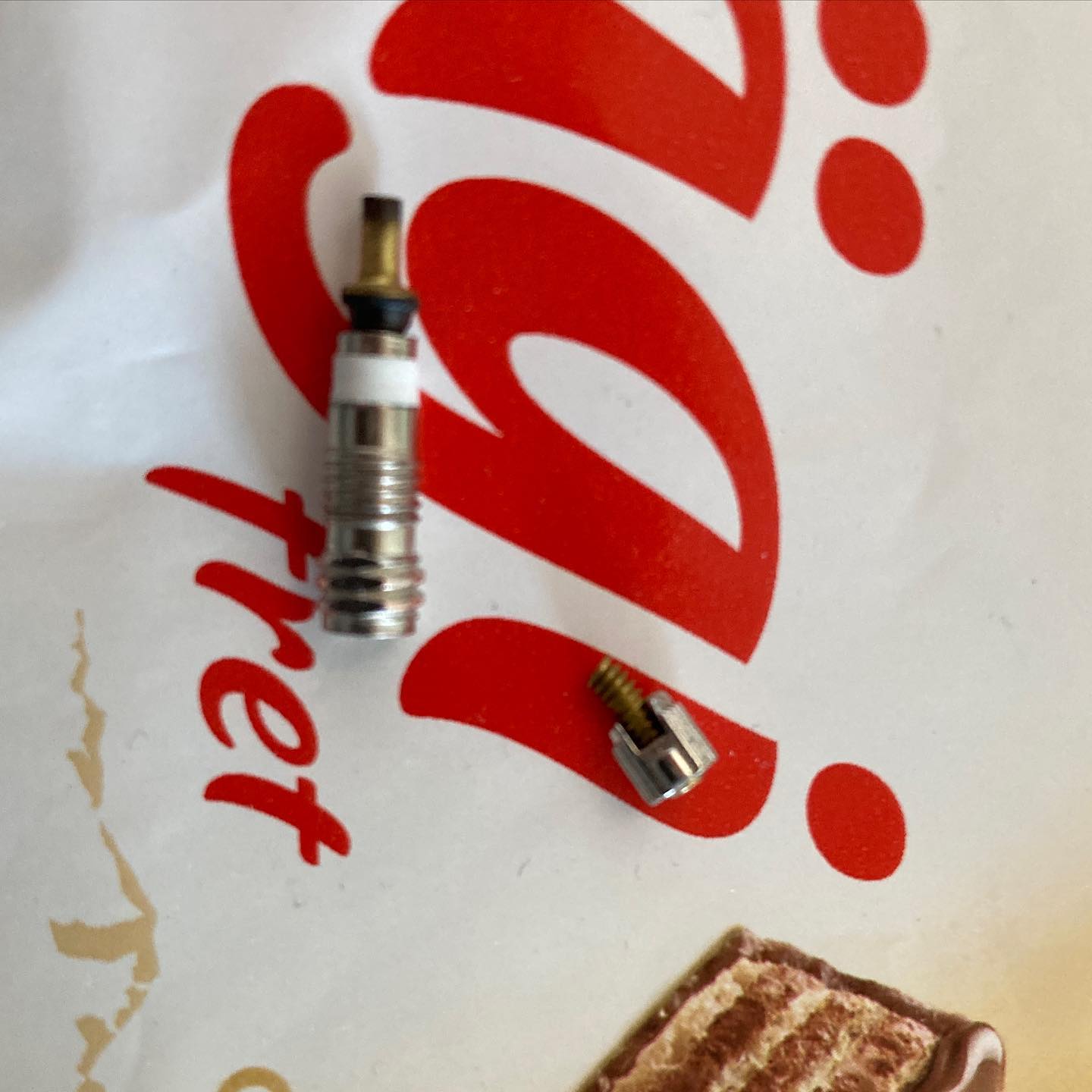 While filling a tire.